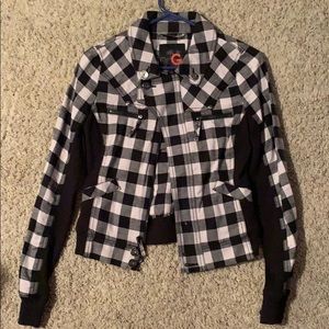 Checkered Black and white jacket